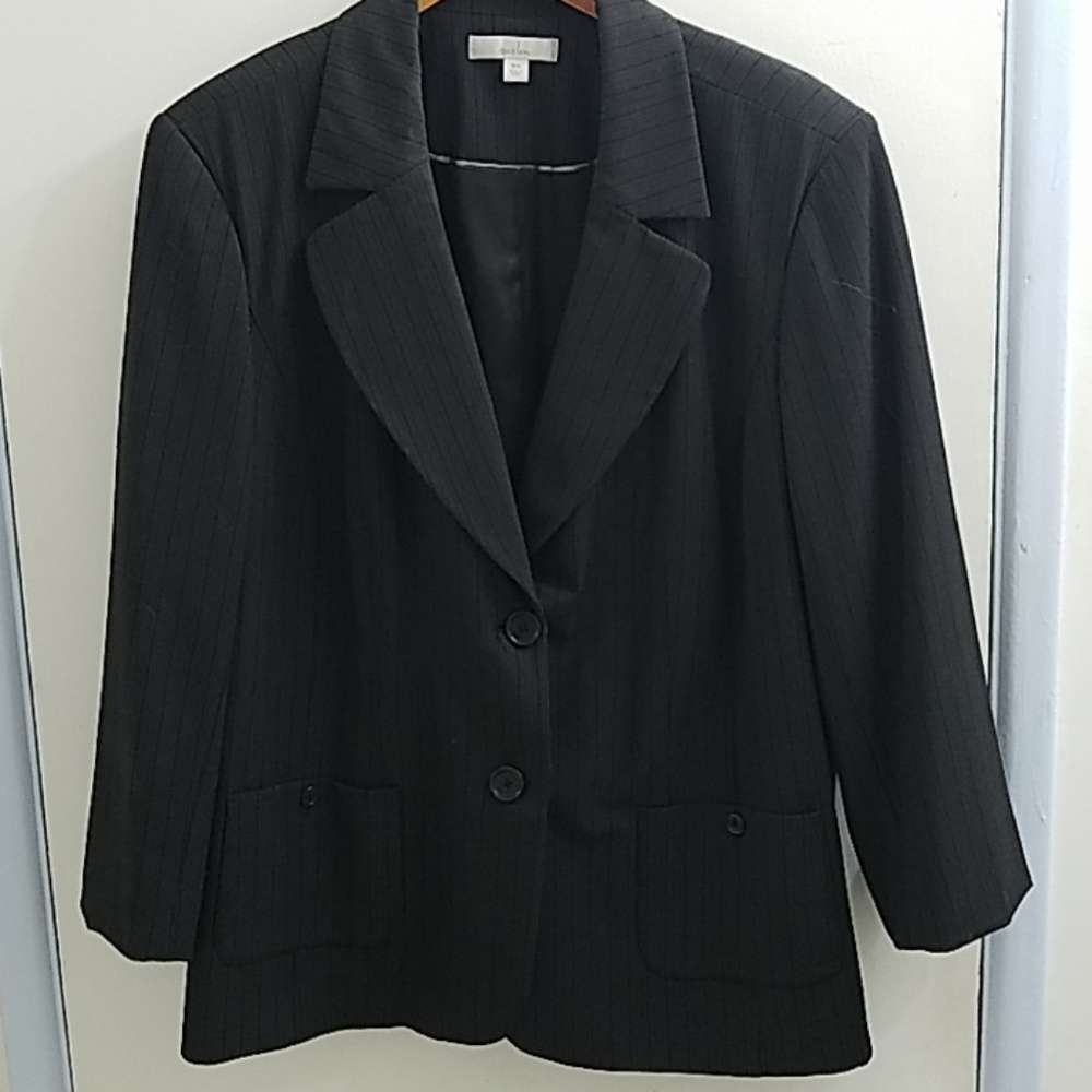 Caslon pinstripe suit w/ blazer and pants